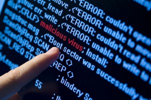 Virus in program code