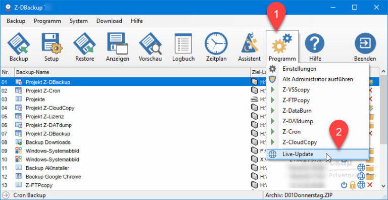 Z-DBackup Version 7.3 Build 01 – Blog Z-DBackup